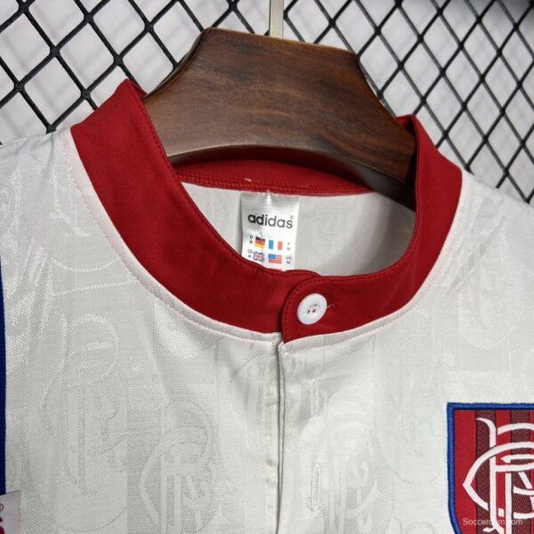 Retro 96/97 Glasgow Rangers Away White Jersey - Image 5