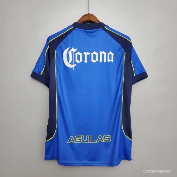 Retro 01/02 Club America Away Blue Jersey - Image 2