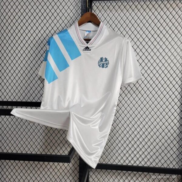 Retro 92/93 Olympique Marseille Home Jersey - Image 2