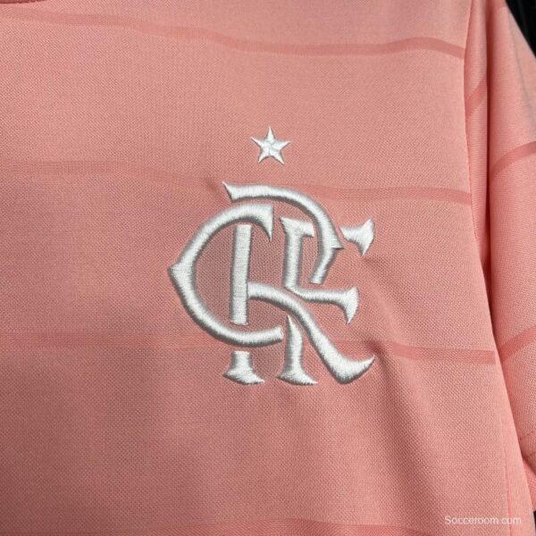 Retro 21/22 Flamengo Pink October Rosa Jersey - Image 9