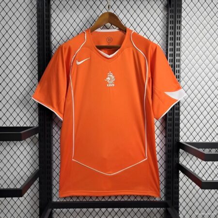 Retro 2004 Netherlands Home Jersey