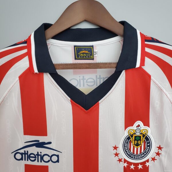 Retro 98/99 Chivas Guadalajara Home Soccer Jersey - Image 8