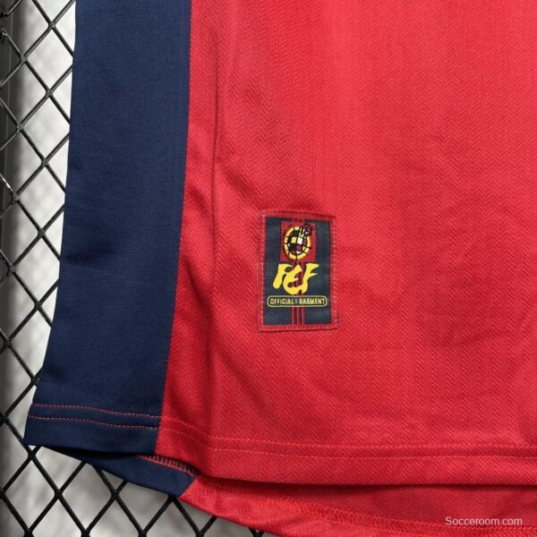 Retro 1998 Spain Home Jersey - Image 7