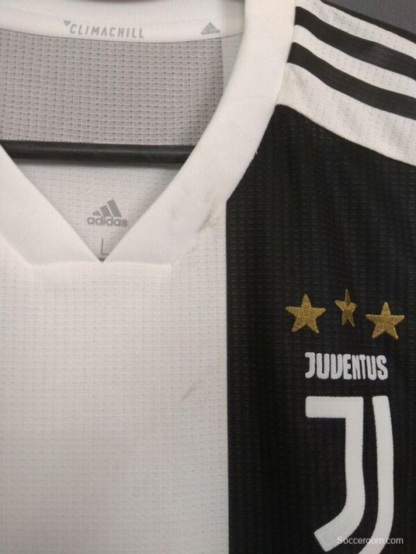 Player Version Retro 18/19 Juventus Home Jersey - Image 6
