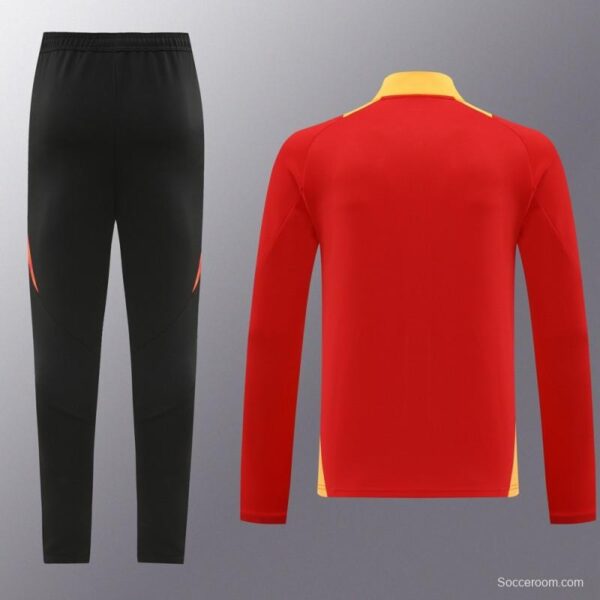 24/25 Adidas Red/Orange Full Zipper Jacket +Long Pants - Image 12