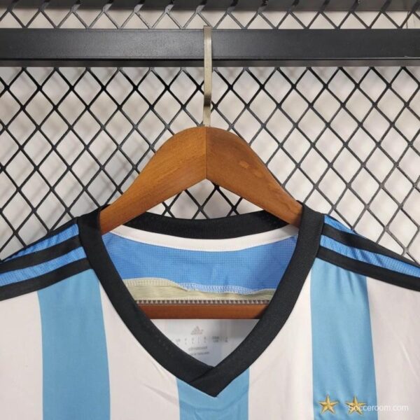 Retro 2014 Argentina Home Jersey - Image 8