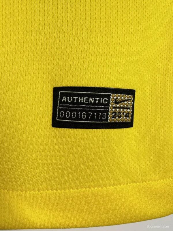 Retro 2014 Brazil Home Jersey - Image 5