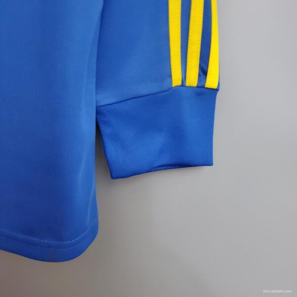 Retro Long sleeve 1981 Boca Juniors home Soccer Jersey - Image 4