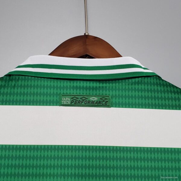Retro 98/99 Celtic home Soccer Jersey - Image 3