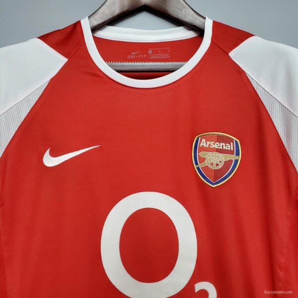 Retro 02/04 Arsenal home Soccer Jersey - Image 3