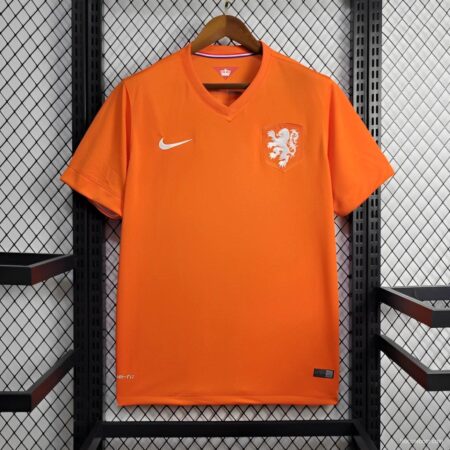 2014 Retro Netherlands Home Jersey
