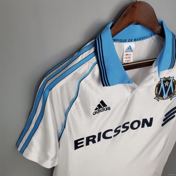 Retro 98/99 Marseille home Soccer Jersey - Image 6
