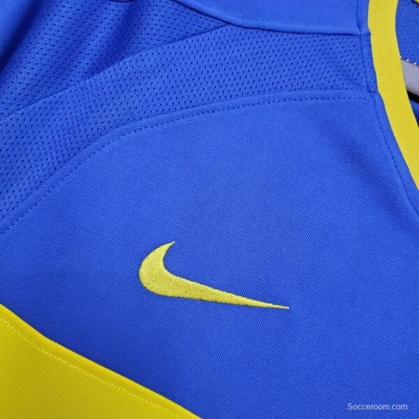 Retro Boca Juniors 03/04 home Soccer Jersey - Image 9