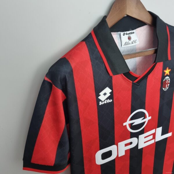 Retro 95/96 AC Milan home Soccer Jersey - Image 5