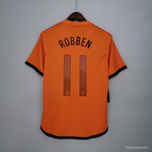 Retro Netherlands 2012 home Soccer Jersey - Image 3