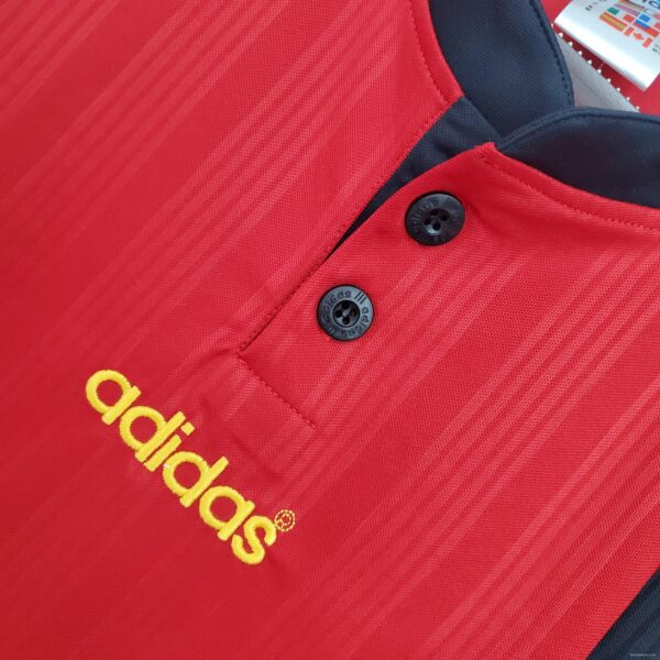 Retro Spain 1996 home Soccer Jersey - Image 4