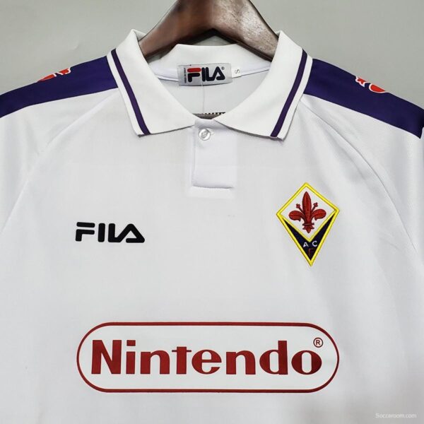 Retro 98/99 Fiorentina Away White Jersey - Image 8