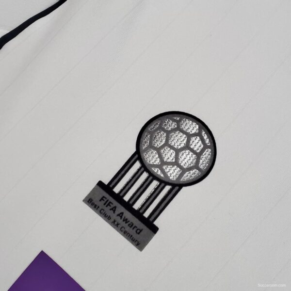 Retro Real Madrid Long sleeve 06/07 home Soccer Jersey - Image 6