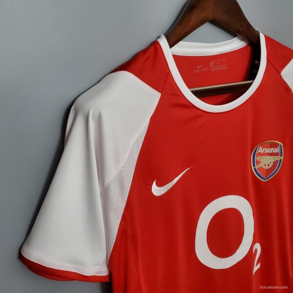 Retro 02/04 Arsenal home Soccer Jersey - Image 6