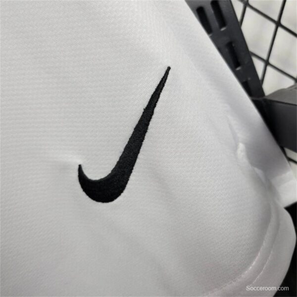 11/12 Retro Santos Home Shorts Jersey - Image 2