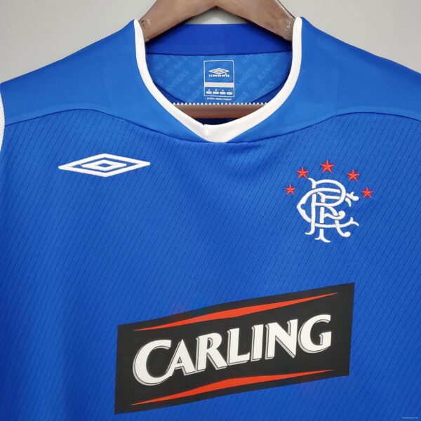 Retro Rangers 08/09 home Soccer Jersey - Image 10