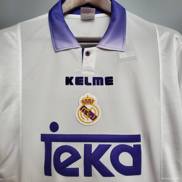 Retro Real Madrid 97/98 home Soccer Jersey - Image 6