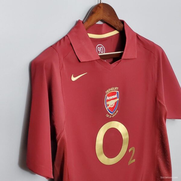Retro 05/06 Arsenal home Soccer Jersey - Image 3