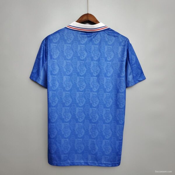Retro 96/97 Rangers home Soccer Jersey - Image 10