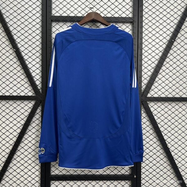 06/07 Retro Long Sleeve Chelsea Home Jersey - Image 5