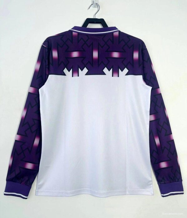 Retro 92/93 Fiorentina Away Long Sleeve  Jersey - Image 2