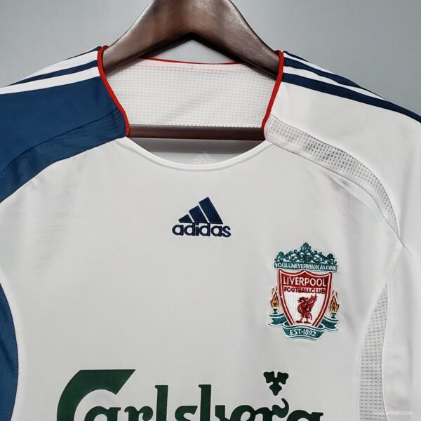 Retro 06/07 Long sleeve Liverpool away Soccer Jersey - Image 6