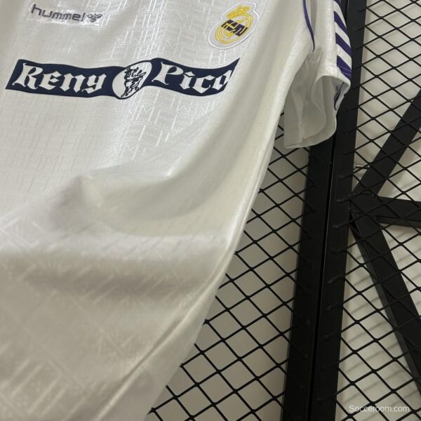 89/90 Retro Real Madrid Home Jersey - Image 6