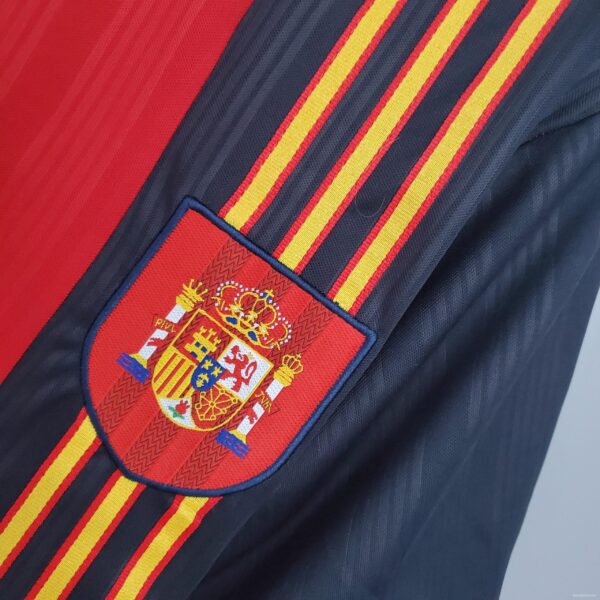 Retro Spain 1996 home Soccer Jersey - Image 5