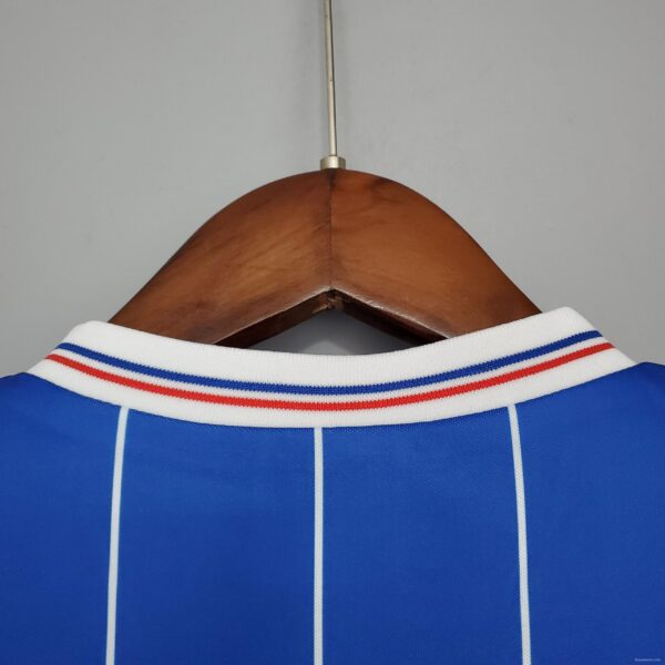 Retro Rangers 82/83 home Soccer Jersey - Image 3