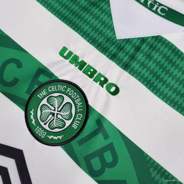 Retro 98/99 Celtic home Soccer Jersey - Image 8