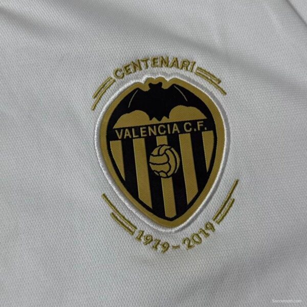 Retro 18/19 Valencia 100th Anniversary Home Jersey - Image 5