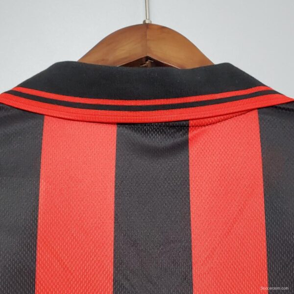Retro 96/97 AC Milan home Soccer Jersey - Image 3