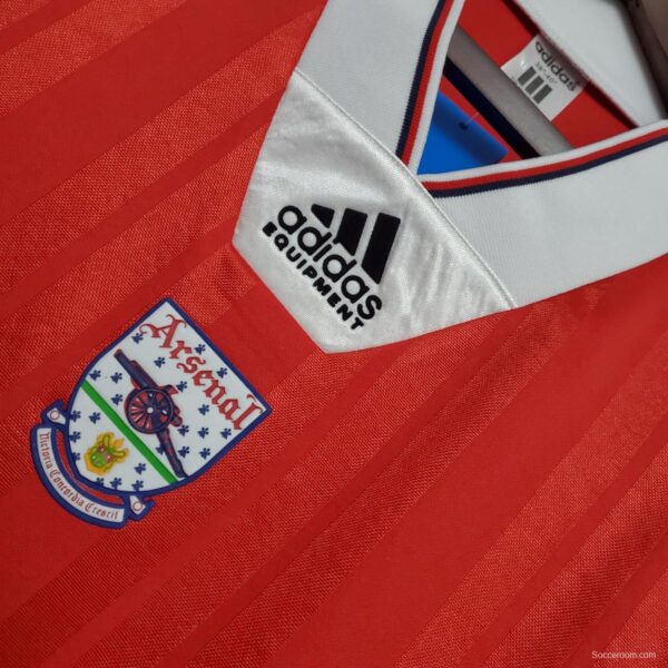Retro Arsenal 92/93 home Soccer Jersey - Image 6