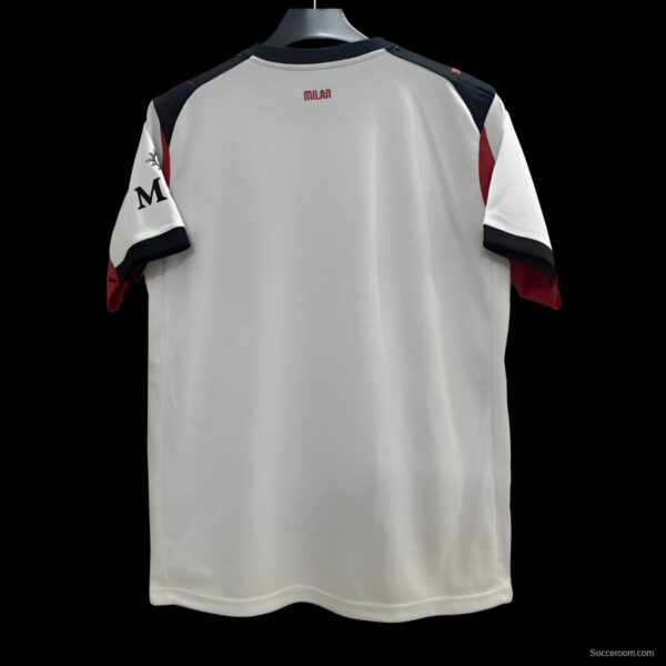 25/26 AC Milan Away White Jersey - Image 2